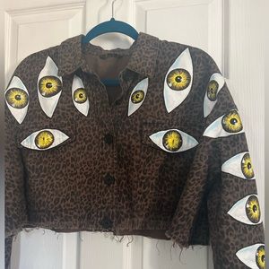 Crop top jacket Hand made